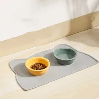Portable Waterproof Pet Silicone Food Mat for Cats and Dogs – Non-Slip Feeding Mat