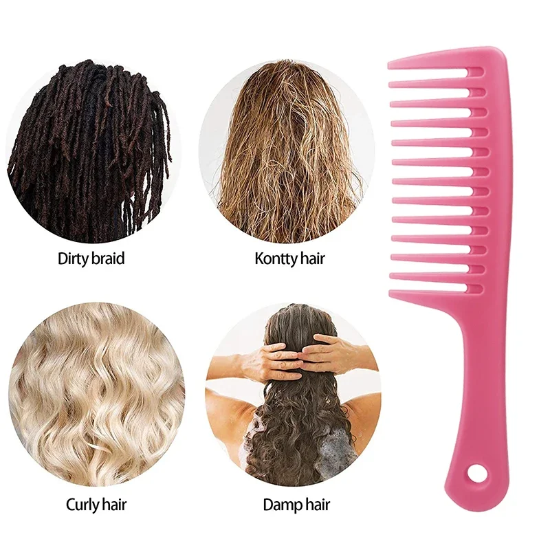 1 piece Thick Hair Comb Heat-Resistant Moisture-Resistant Curling Brush for Real Hair Wigs
