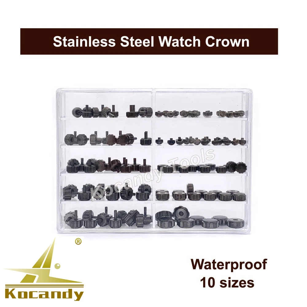 Assista Crown Parts substituição, Assorted Watch Repair