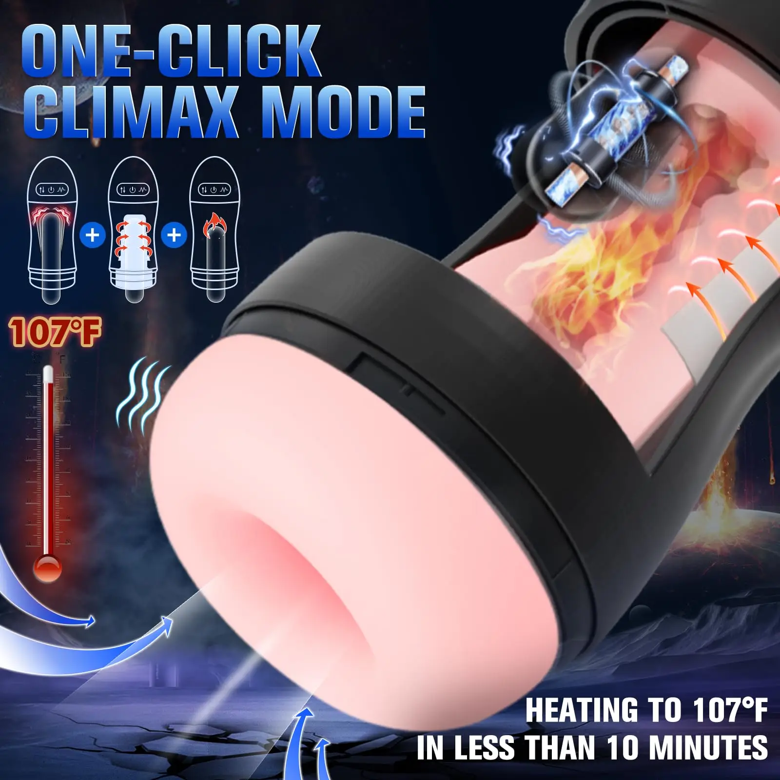 APP Control Automatic Male Sucking Mastubator Vibration Heating Masturbation Cup Pocket Pussy Real Vagina Adult Sex Toys Man male masturbator male masturbator cup male masturbation aid