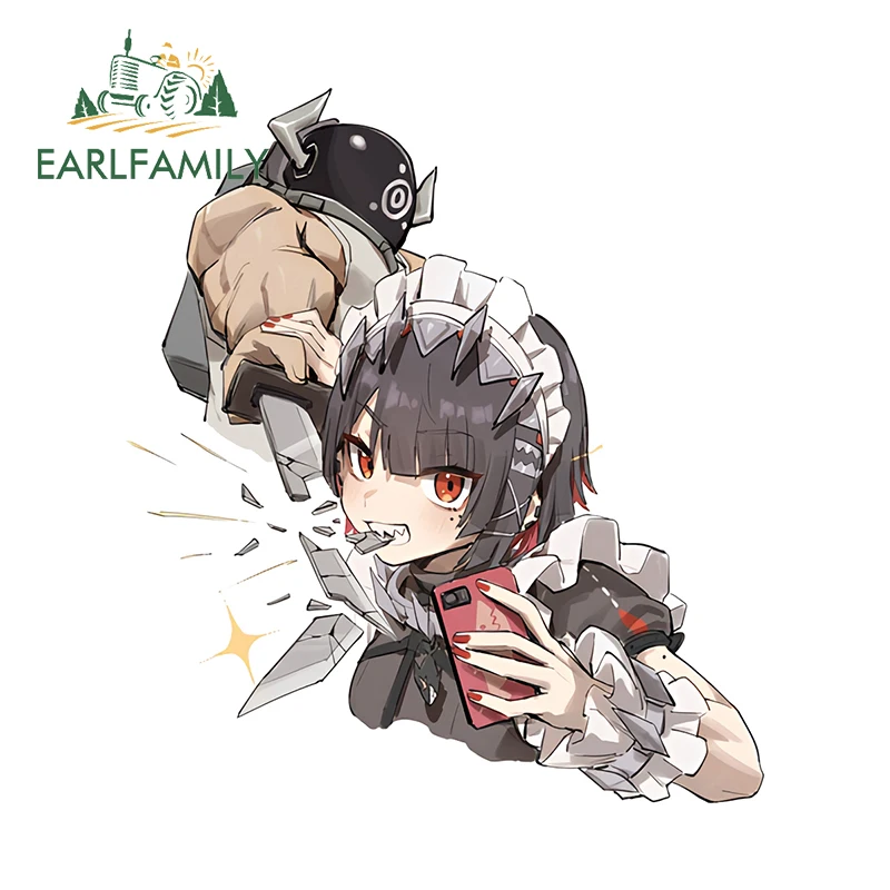 

EARLFAMILY 13 см x 11,6 см Эллен Джо фотография автомобильные наклейки крутой аниме поклеить нож пользовательские наклейки забавные автомобильные двери протектор Декор