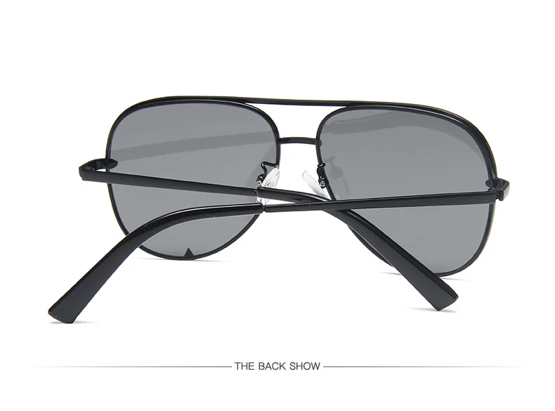Europäische und amerikanische retro-stil doppel strahl kröte spiegel männer und frauen metall sonnenbrille – Detail 7