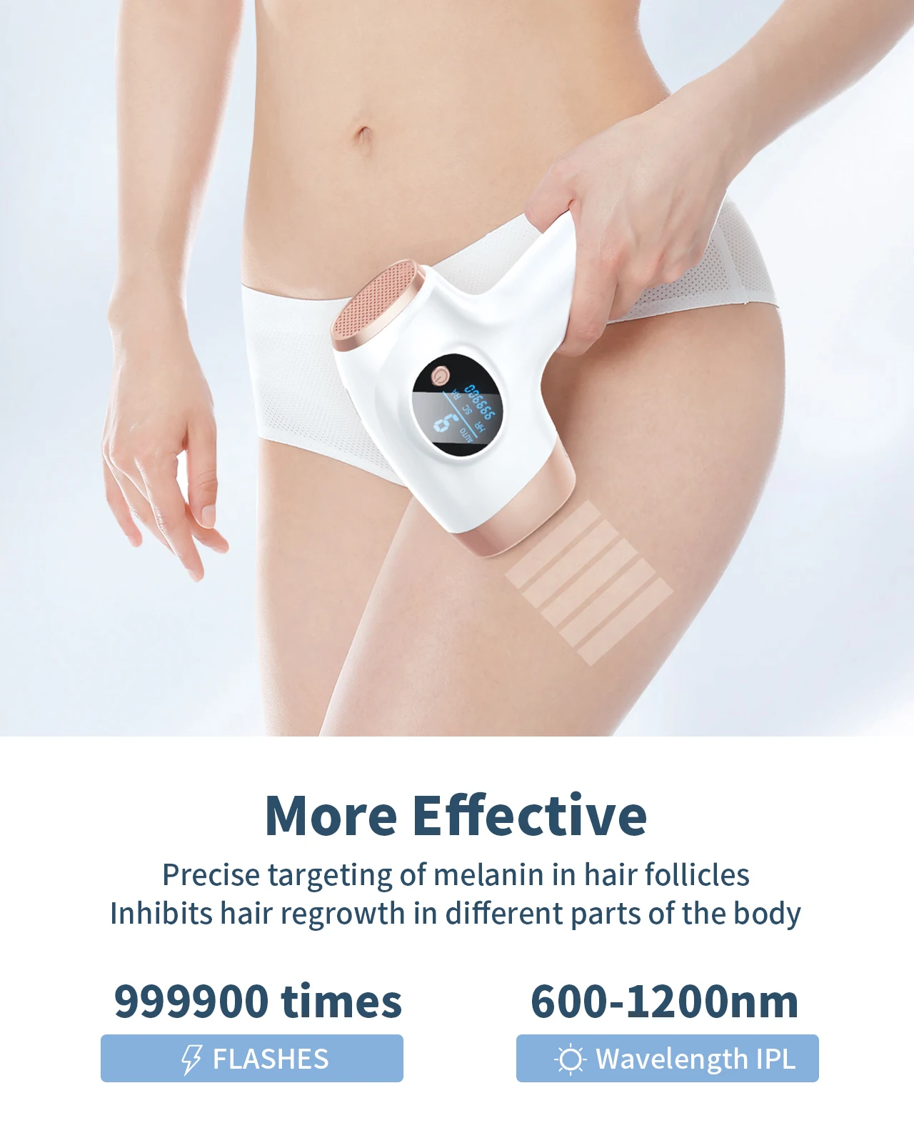 Professional 3 in 1 IPL Epilator Hair Removal Laser Epilator Hair Removal Machine Permanent Bikini Trimmer Electric Depilador 4