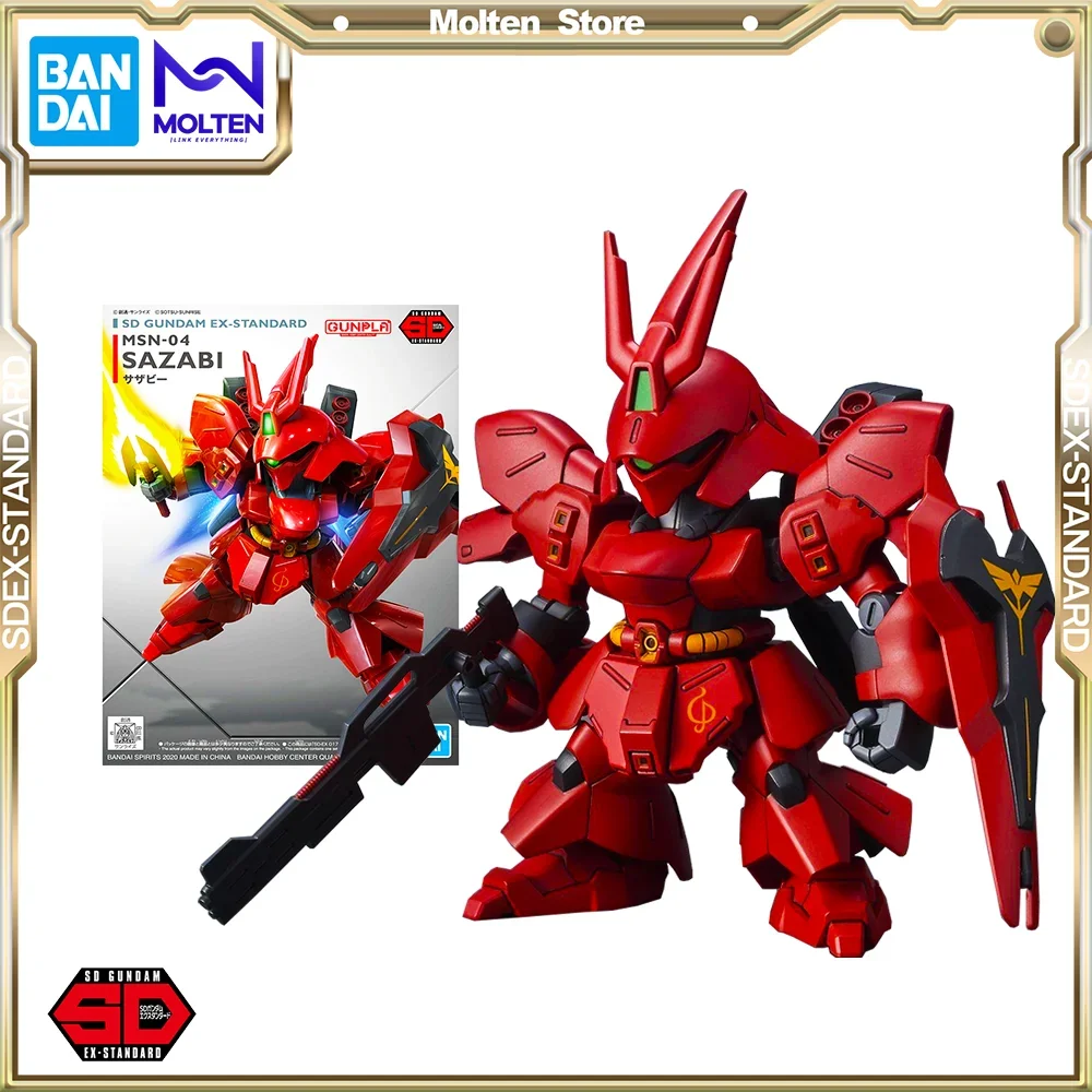 

Bandai Original SD Gundam EX Standard Sazabi Gunpla Model Kit Assembly/Assembling SD & BB Grade Kits
