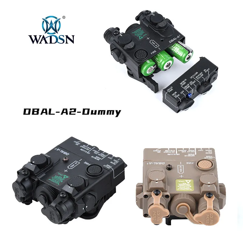 WADSN PEQ NGAL DBAL A2 Dummy Sight Laser Plastic Nylon Box Model No Function Rifle Weapon Ornament Tactical AR15 accessories