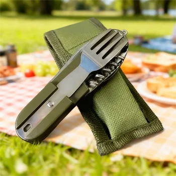 7-in-1 Camping Cutlery Set 1
