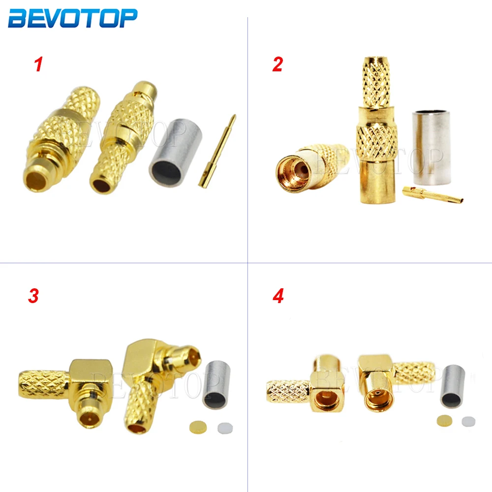10 шт./партия, коннекторы для кабелей RG174, RG178, RG179, RG316, LMR100