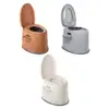 Outdoor Potty with Lid Detachable Inner Bucket Sturdy Portable Toilet for Adults for Indoor Living Room Hiking Trips 5