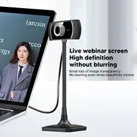 Webcam HD Manual Focus Live Streaming Drive Free USB Camera with Microphone for Computer Conference Calling 640x480 30 FPS - Image 4