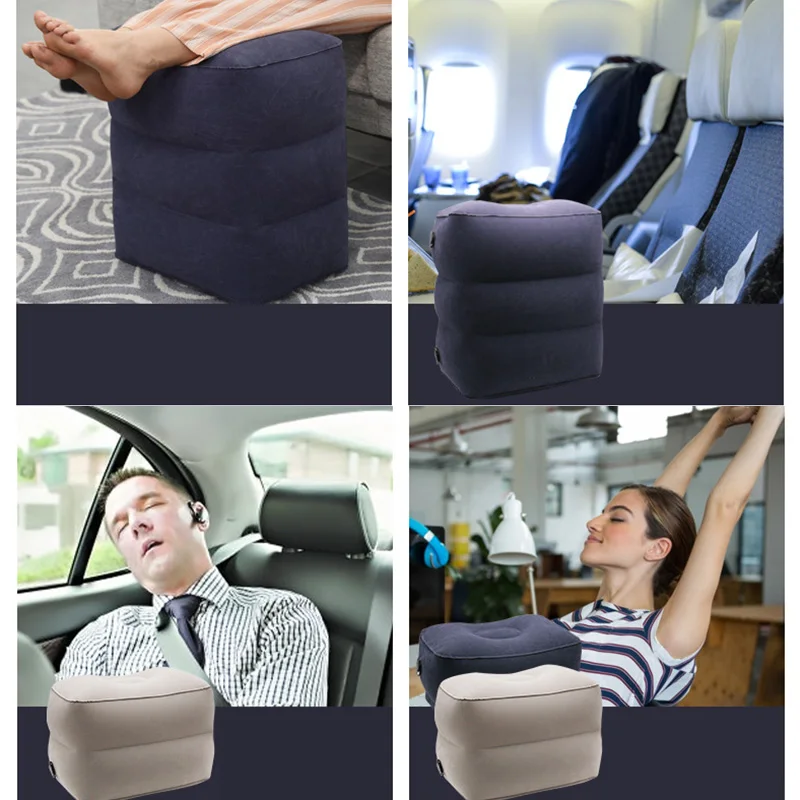Inflatable Travel Pillow Inflatable Foot Rest For Flights How To