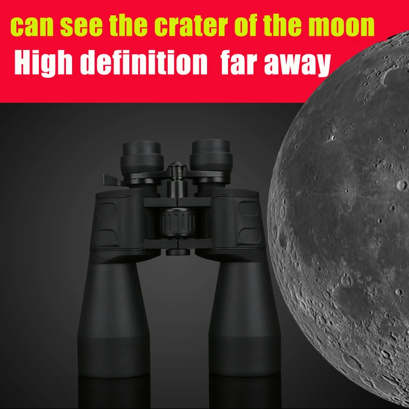 

Borwolf 10-60 times High Magnification HD Professional Zoom Binoculars 10-380X100 Telescope Light Night Vision