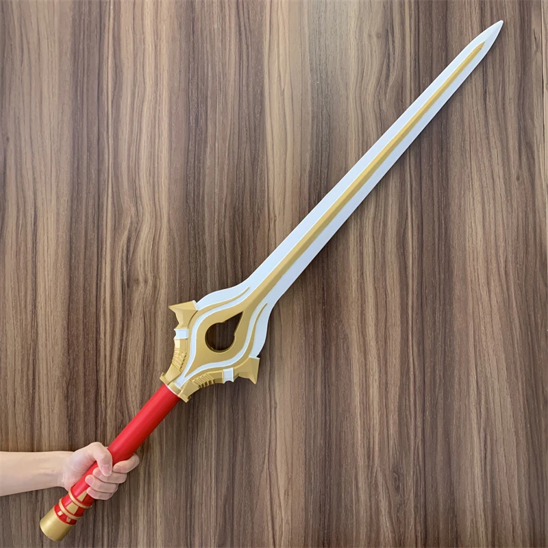 1:1 Sword Emblem Fire Falchion Weapon Sacred Sword Flame Branding Greatsword Cosplay Awakening Magic Safety PU 100cm