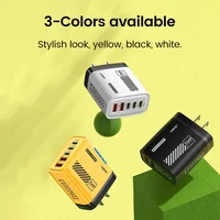 240 Вт, 5 портов, 2 USB, 3 типа C, быстрая зарядка, светодиодное зарядное устройство для мобильного телефона для Xiaomi Huawei Iphone, Samsung, адаптер зарядного устройства USB C — изображение 6