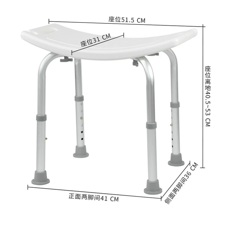 Foot Stools Bedroom Furniture Mobile Rest Bathroom Chair Folding Telescopic Stool Bed Spa Black Banco Plegable Pied Pliant