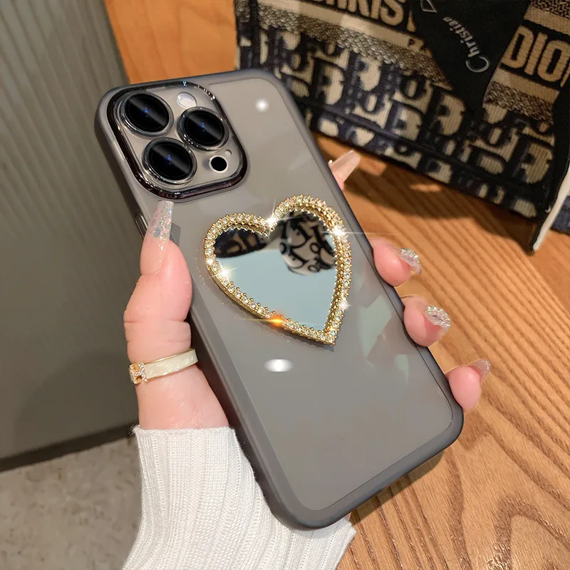 Glitzer Diamant Spiegel Handyhülle für Samsung Galaxy S23 ultra S24 S23FE S22 Plus S21FE s20 FE M13 M14 A05 A05S Weich_voghion.com