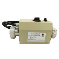 3KW Electric Water Heater Adjustable Thermostat for Swimming Pool SPA Hot 1