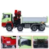 LESU 1/14 8X8 RC Hydraulic Dump Truck for Pl18Ev Remote Control Crane Dumper Painted Assembled Toy for Boy Thzh1439 3