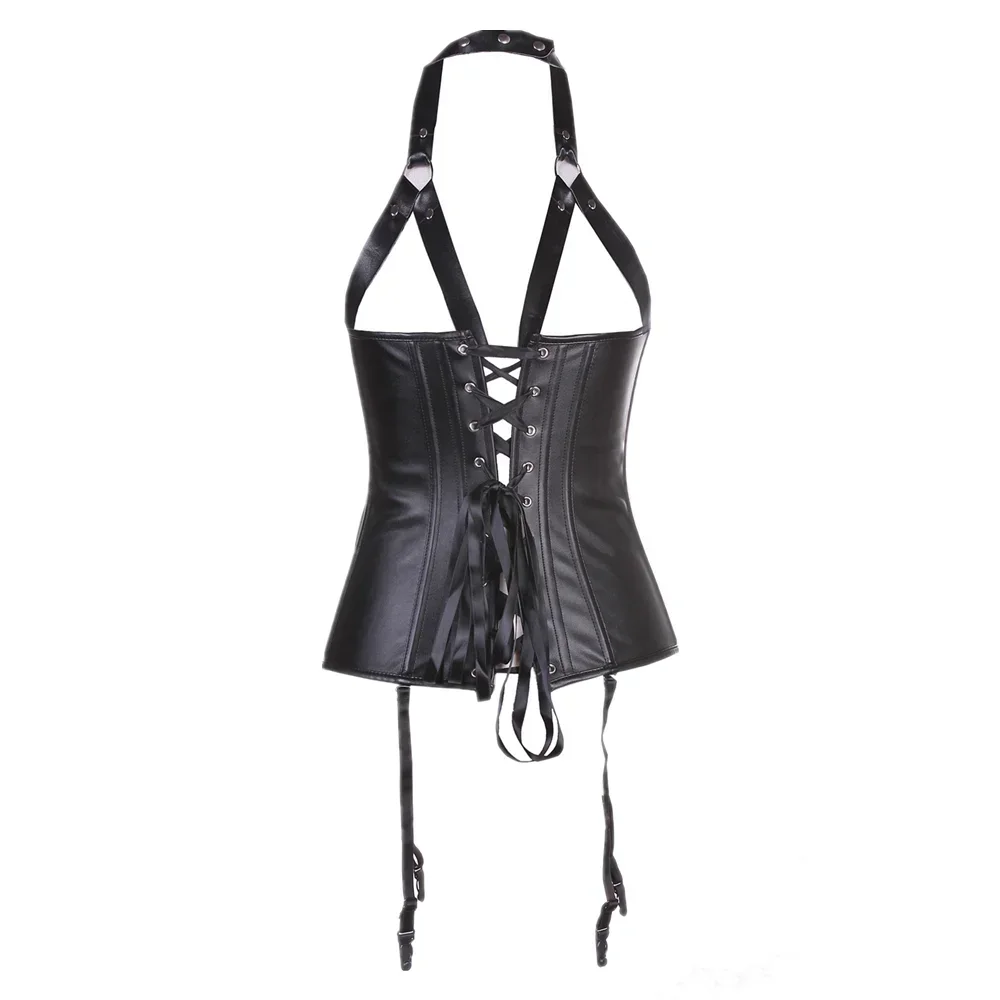 Close-up of black strap hardware with metal rings and secure buckle details