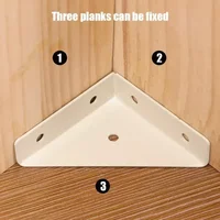 1/5 ชิ้นมุมขวาสแตนเลสสนับสนุน L รูปสนับสนุนสําหรับเฟอร์นิเจอร์ Joint ชั้นวางเฟอร์นิเจอร์ฮาร์ดแวร์ 5