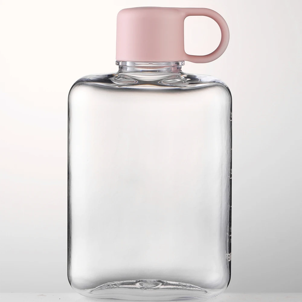Creative Flat Water Bottle - 360ml Reusable BPA-Free Portable Sports Drink Bottle