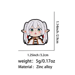 Frieren Anime Acrylic Standing Figure and Cosplay Emblem Decor (P - Frieren - 2)