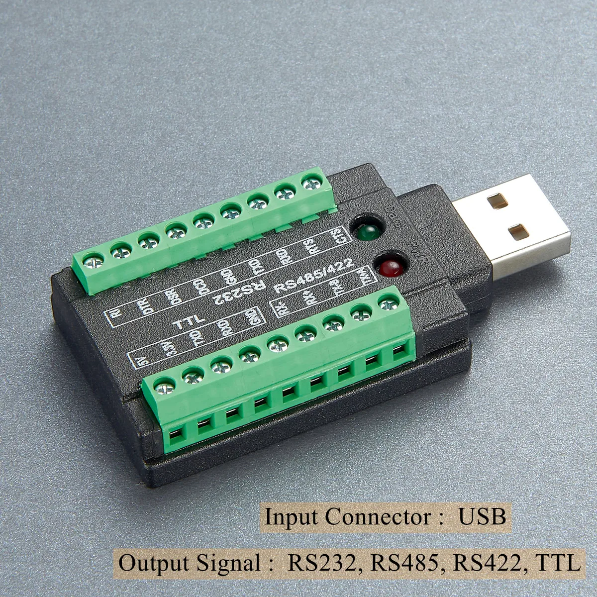 USB - 485 RS485/422/232/TTL 변환기 직렬 인터페이스(FT232RNL 칩 포함) 4 in 1 직렬 어댑터(FTDI 칩 포함)