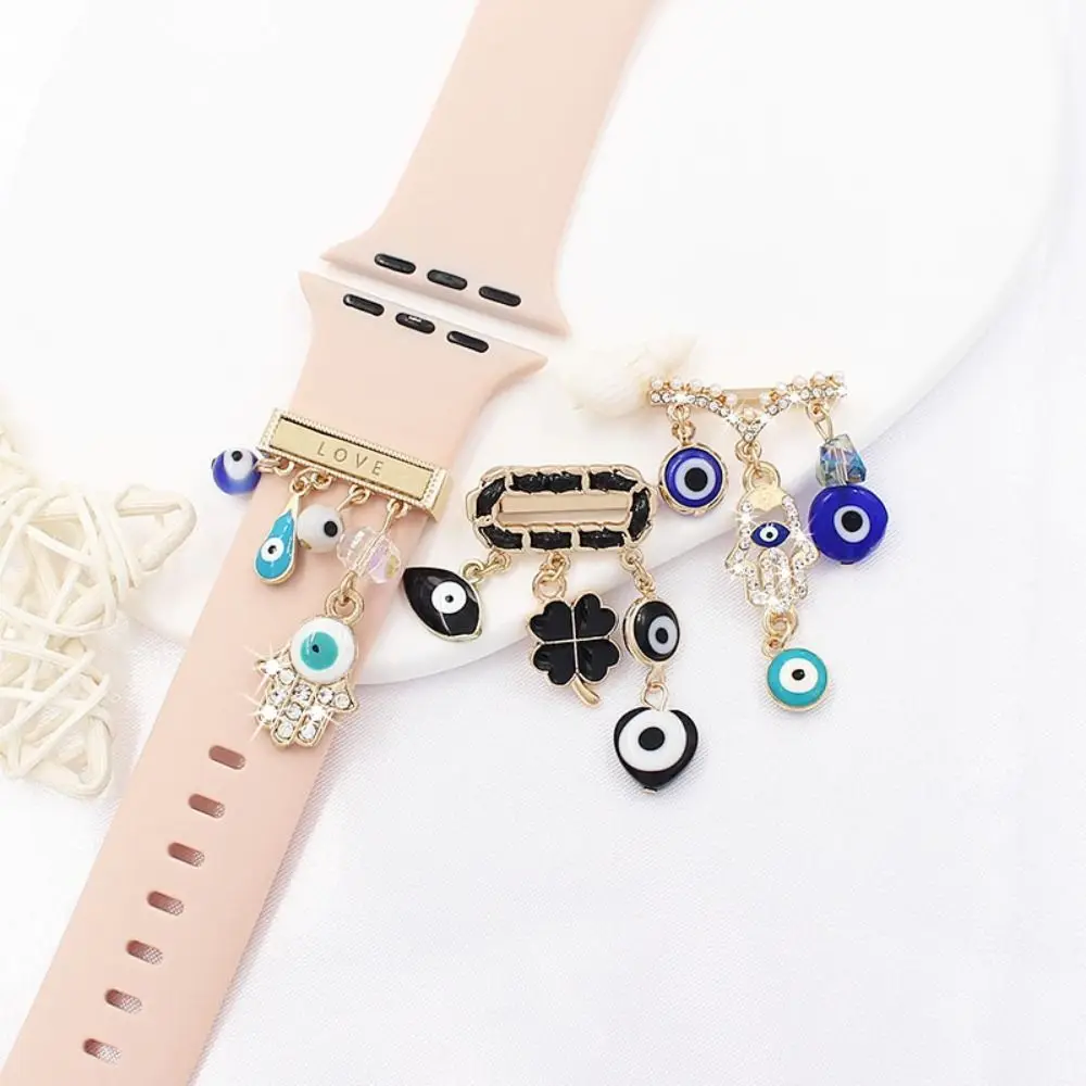 

Accessories Watch Band Ornament New Metal Chain Decorative Ring Fashion Strap Wristbelt Charms for Apple Watch Band