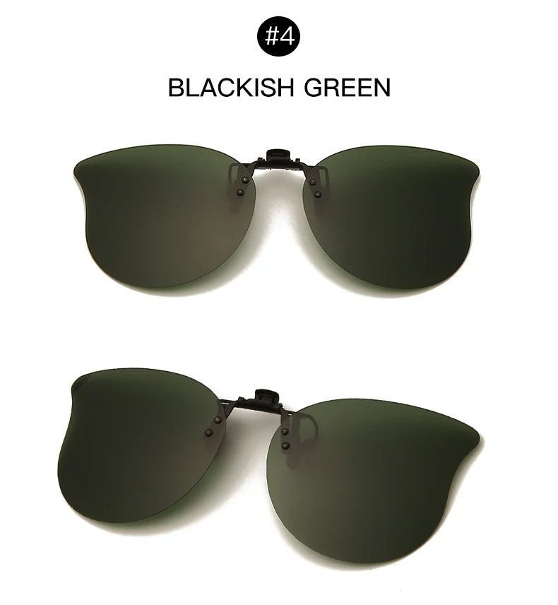 DOHOHDO Polarized Sunglasses Men Clip On Sunglasses Eyewear Accessories Photochromic Driving Goggles Women Cat Eye_voghion.com