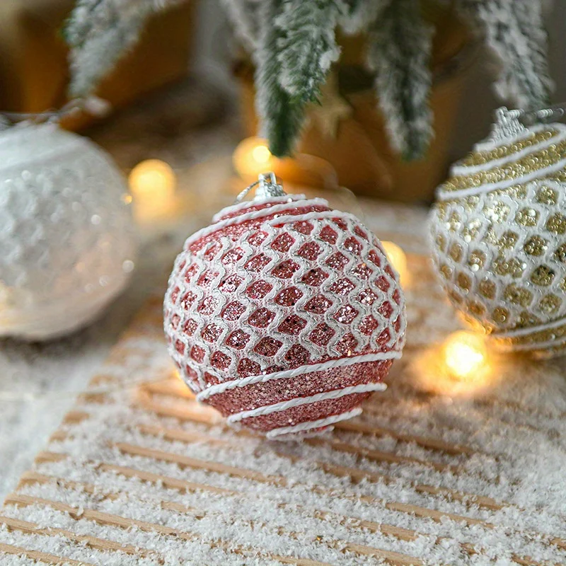 Christmas Ball Pendant Hanging Ornaments for Christmas Festival Decor, for Indoor and Outdoor Decor, Share Happiness and Joy