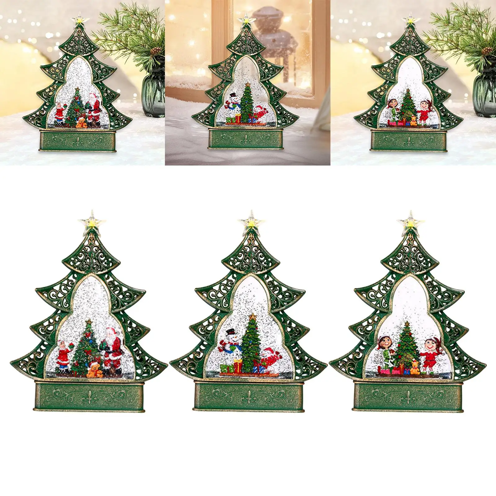Christmas Tree Music Box Decorative Figurine Christmas Tabletop Decoration Xmas Decor for Birthday Indoor Shelf Home Bedroom Christmas Tree Music Box Decorative Figurine Christmas Tabletop Decoration Xmas Decor for Birthday Indoor Shelf Home Bedroom