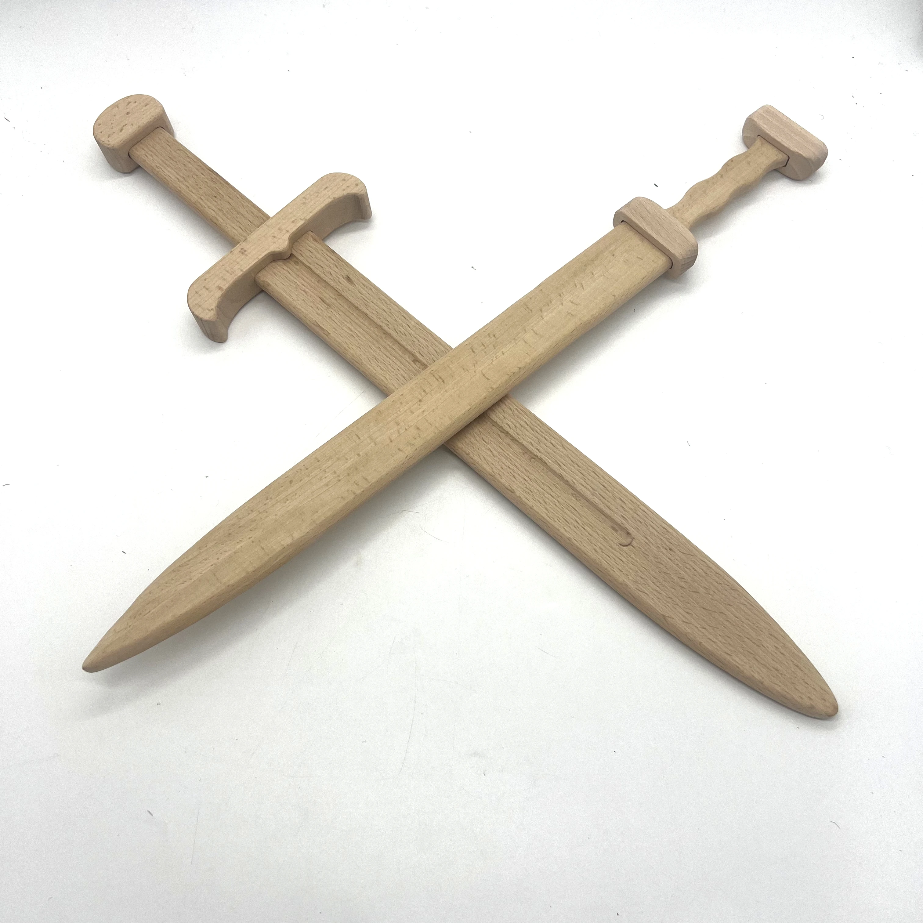 4Pcs Wooden Sword Toy Boy Children Samurai Props Outdoor Sword Performing Cosplay Katana Unique Toys Gifts For Kids