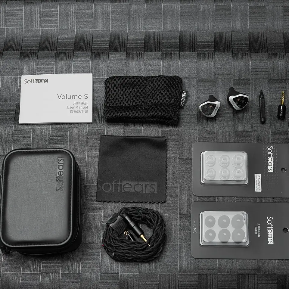 SoftEars Volume S 2DD+2BA Hybrid Earphone IEM With Dual Tuning