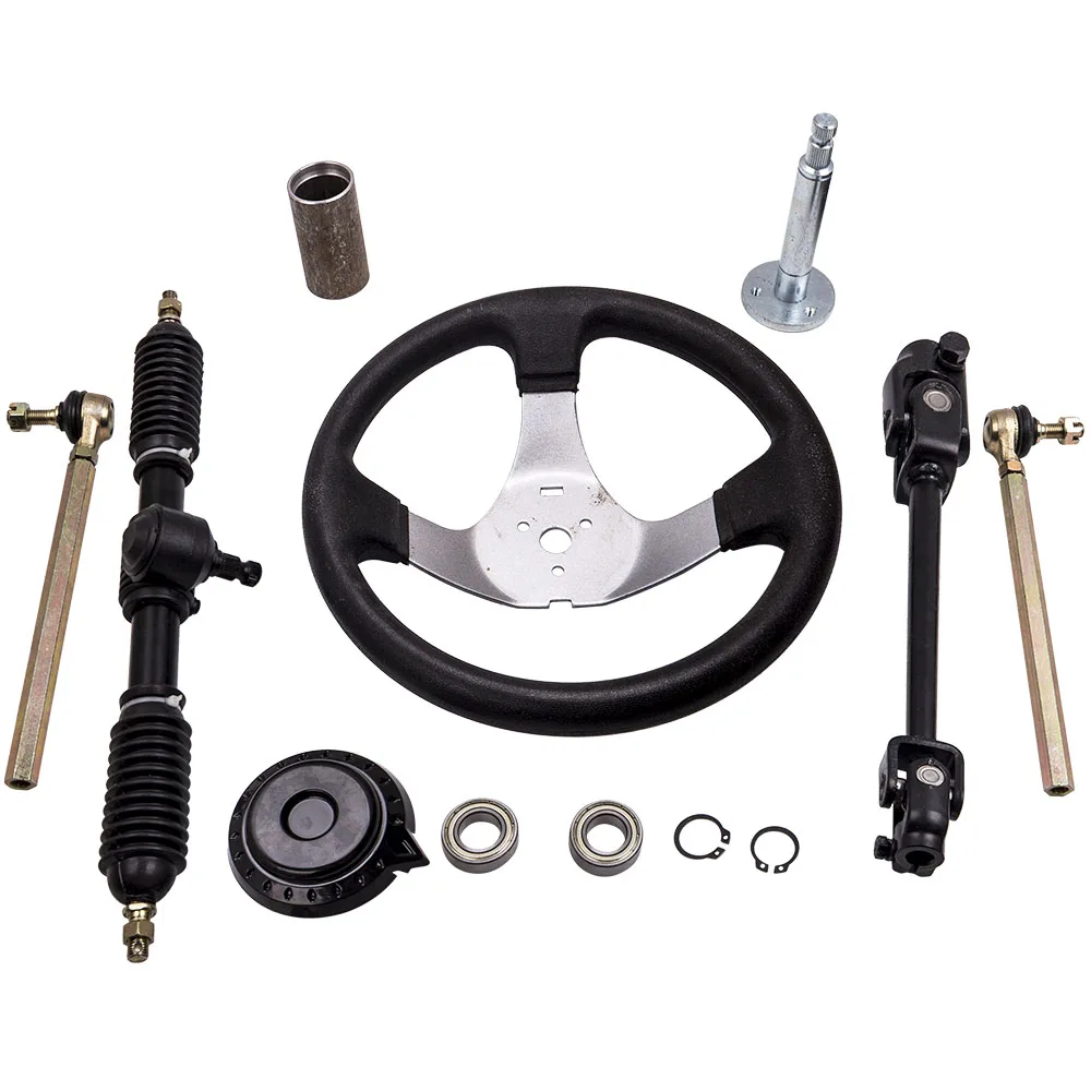 

300mm Steering wheels for Go karts and 320mm/420mm/510mm Steering Gear complete set