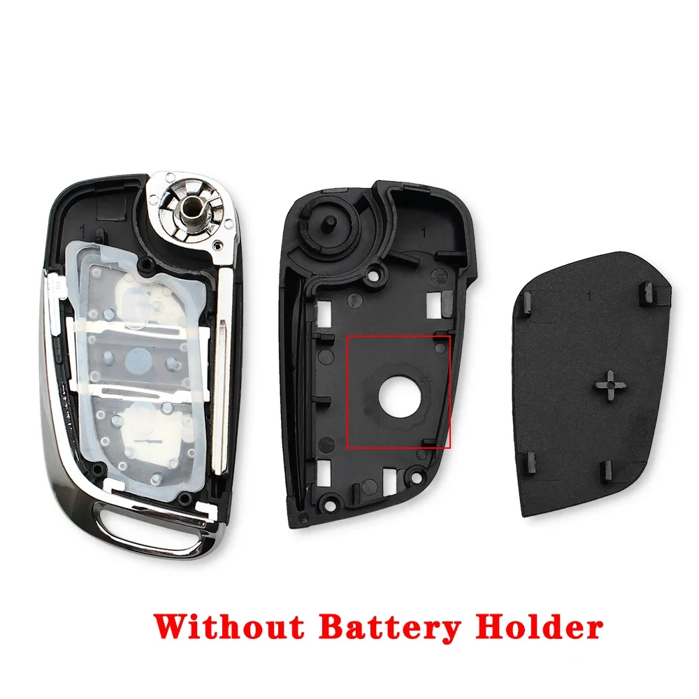 Car Key Shell Remote Flip Folding For Peugeot 107 207 307 307S 306 407 807 Partner VA2/HU83