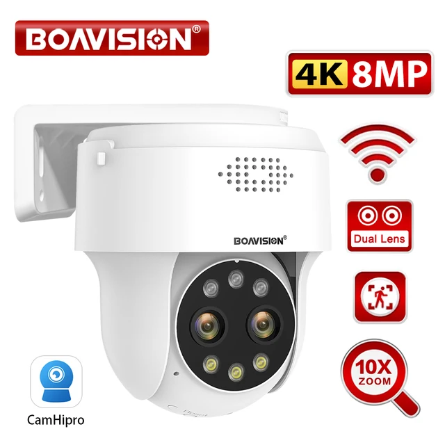 8MP 5MP 4MP 2MP Wifi Surveillance Camera Outdoor Humanoid Detection Color Night Vision 10X Digital Zoom PTZ Security Camera 1