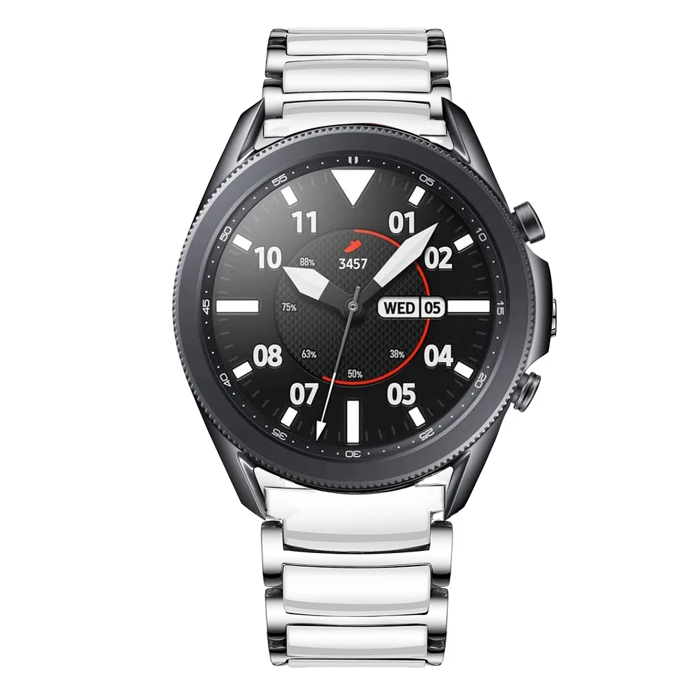 Premium Ceramic and Metal Strap Band - 20mm/22mm