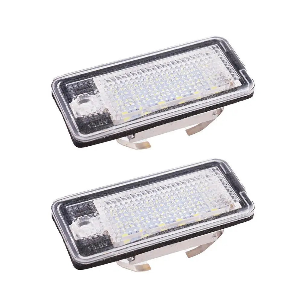 อะไหล่รถยนต์ LED ป้ายทะเบียน 2 ชิ้น สำหรับ Audi หลายรุ่น