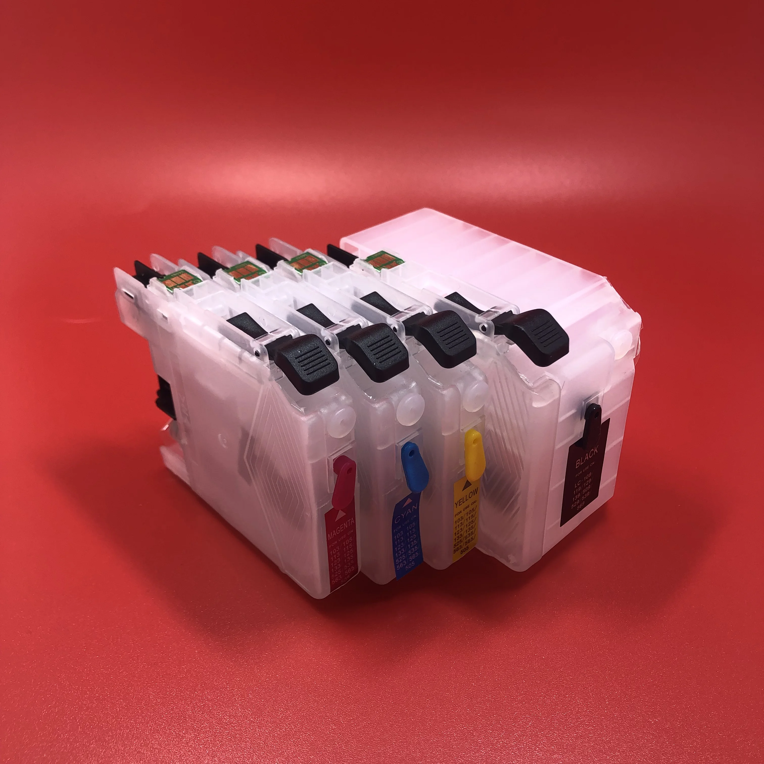 

1Set Empty Refillable Ink Cartridge Compatible with LC109 LC105 LC109XL LC105XL for Brother MFC-J6520DW MFC-J6720DW MFC-J6920DW