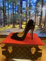 New shallow classic patent leather 12cm fashionable and versatile work high heels nude 10cm thin heel plus size 33-46 - Image 3