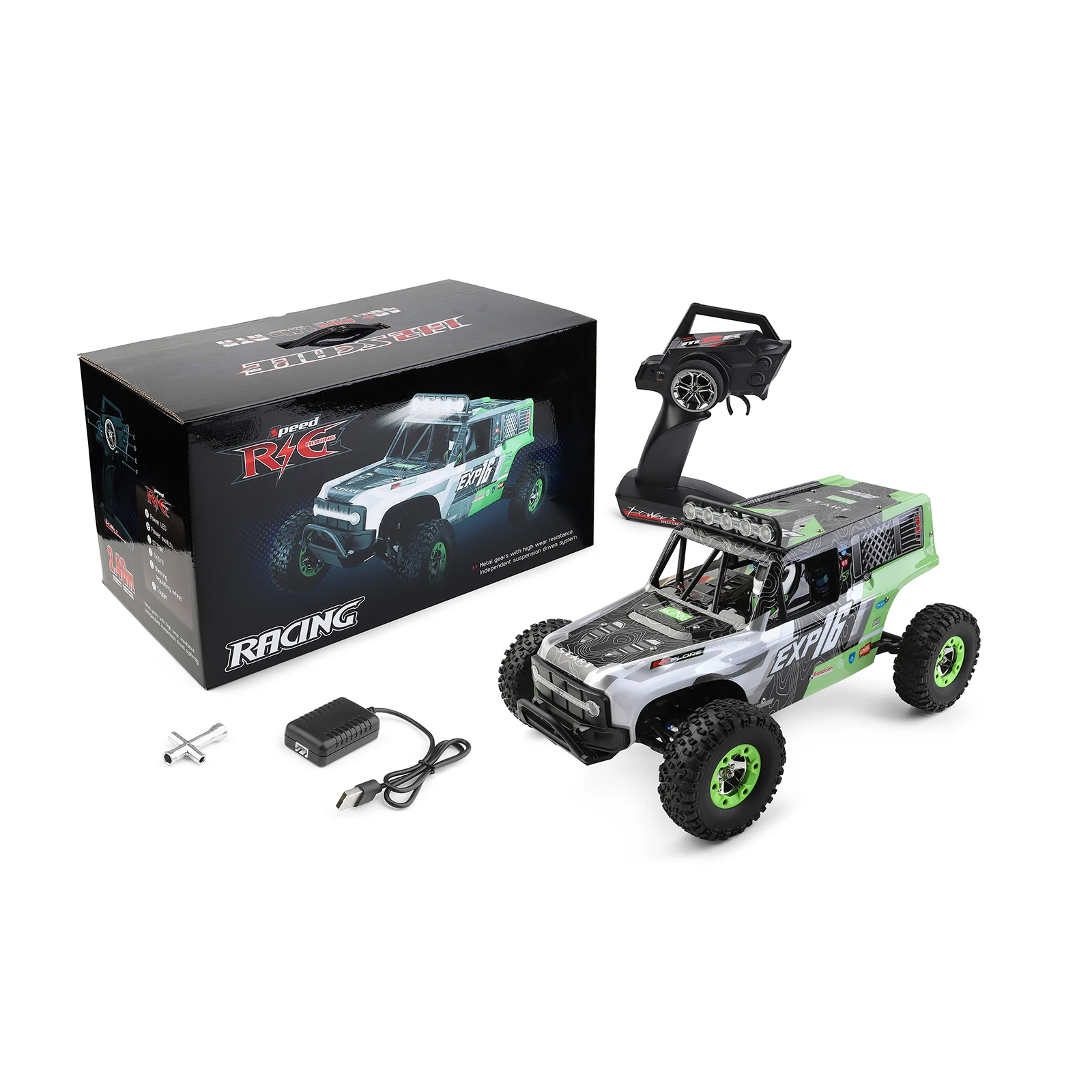WLtoys 124006 2.4G 40kmh 4WD RC Car Electric High Speed Off-Road Remote Control Drift Toys for Children Racing 2