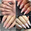MEET ACROSS 8ML Quick Extension Nail Gel Vernis Nude Milk White Gel Nail Polish UV Semi Permanent Nails Art For Manicure Tools 4