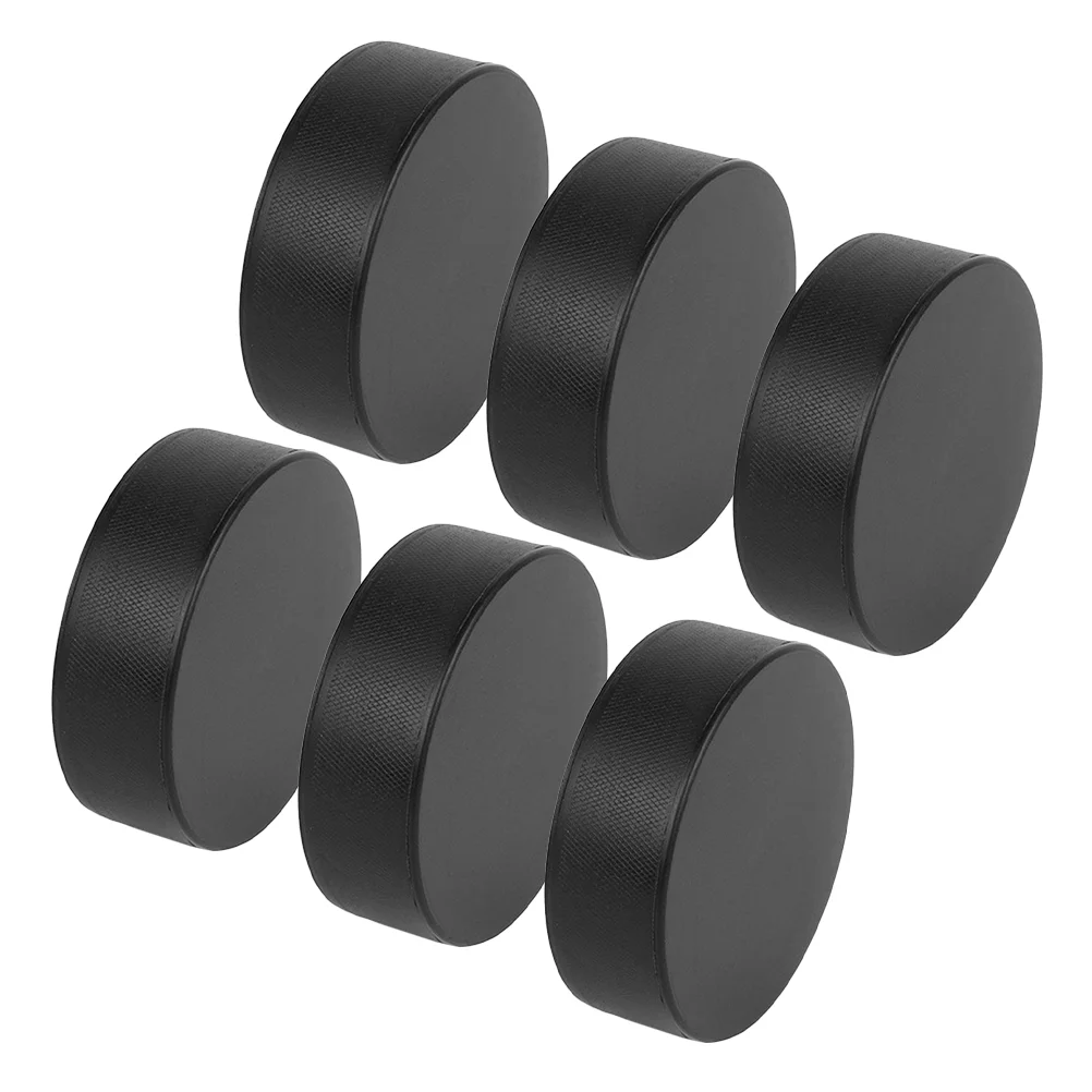 6 Pcs Hockey Training Supplies Ice Race Puck Practical Balls Pucks Game Indoor Street Component 6