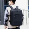 Classic Travel Backpack Men Business Backpack School Expandable USB Bag Large Capacity Laptop Waterproof Fashion Backpack 3