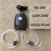 Aquarium Air Pump Fish Tank Mini Compressor Single Double Outlet with Check Valve Tube Aquatic Accessories 220V 3W 5W 3