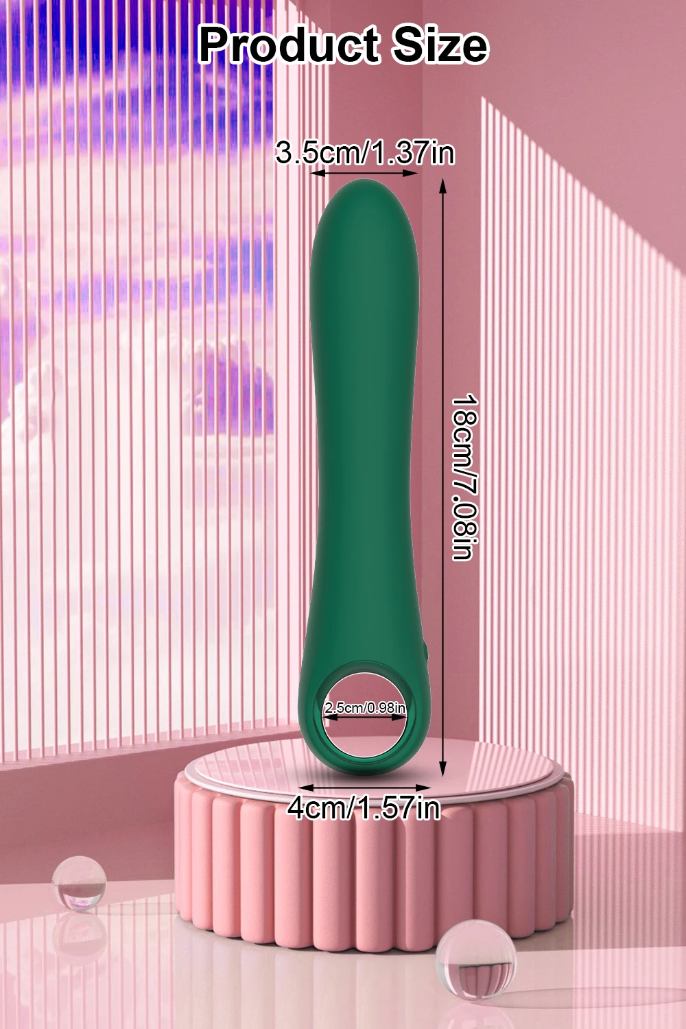 Powerful Silicone G-spot Vibrator And Clitoral Anal Stimulator_voghion.com