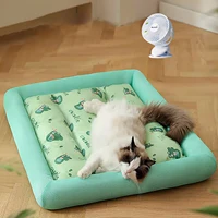 MADDEN  Summer Cooling Pet Cat Bed Cushion Ice Pad Dog Sleeping Square Mat for Puppy Dogs Cats Pet Kennel Top Quality Cool Cold 1