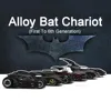 1:64 6 Pcs/Set Alloy Car Models Toy Bat Chariot American Movie First To 6th Generation Bat Chariot Metal Cars For Children Gifts 2