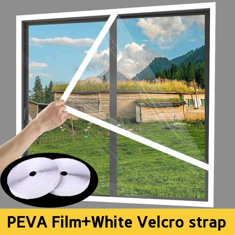 DIY Winter Window Insulation Film SelfaAdhesive Home Window Windproof Soft Glass Screen Transparent Keep Warm Film