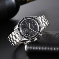 PLADEN 2023 New Watch For Men Luxury Brand Stainless Steel Quartz Wristwatch Fashion Automatic Date Speed Chronograph Man Clock 1