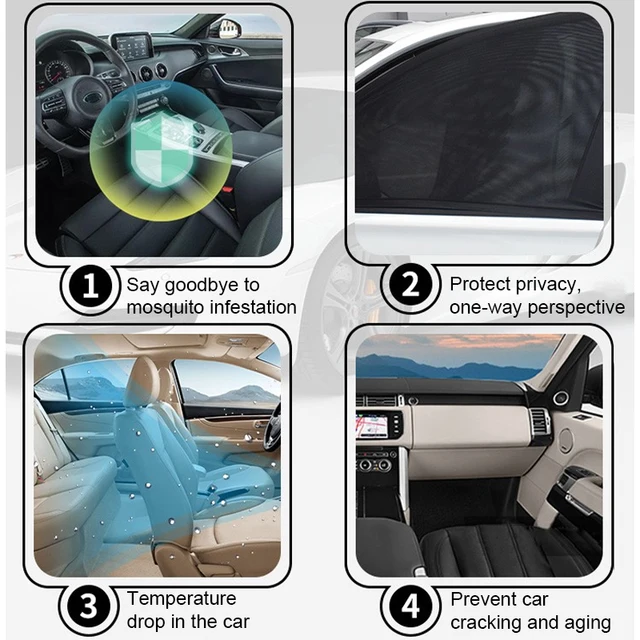 Mágneses Autó Napsütés Uv Védelmi Függöny A Volkswagen Polo Golf Passat B5 B6 B7 Bora Mk5 Mk6 Tiguan - Image 2